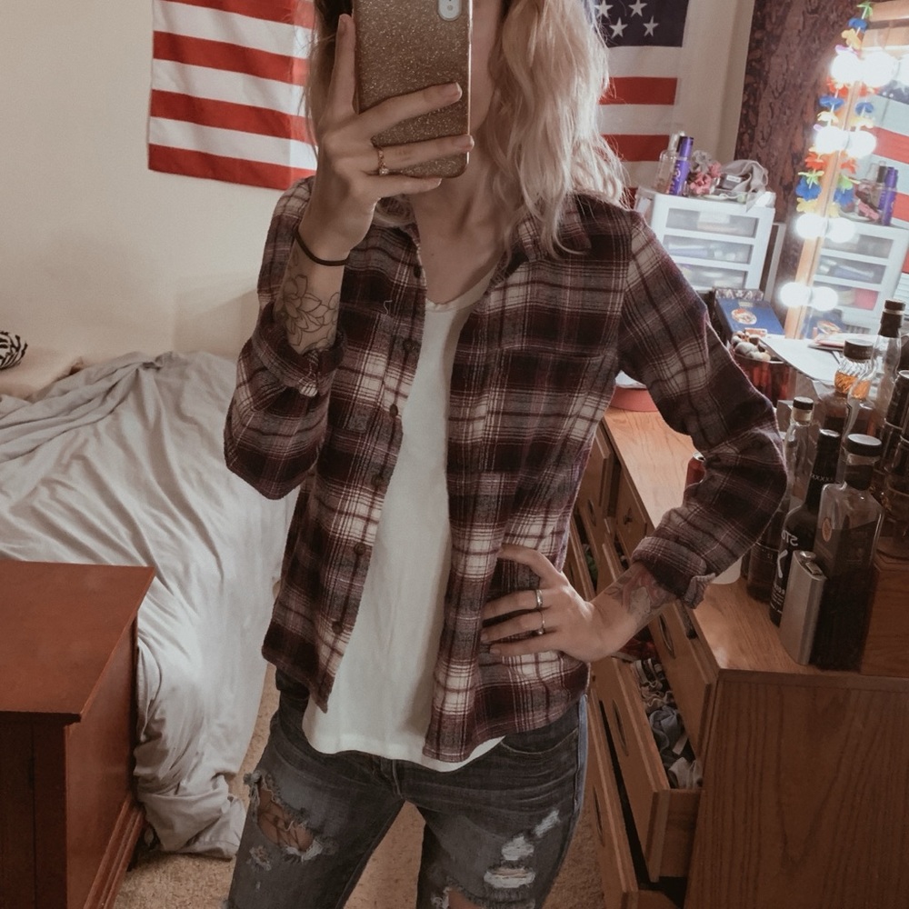 Purple flannel